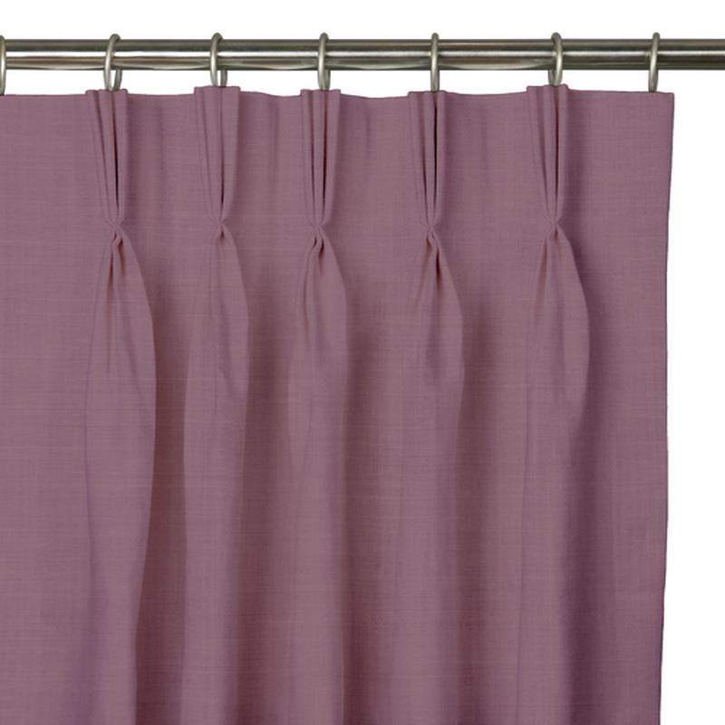 Custom Drape - Triple pinch - Textured Lavendar - 19 1/2" width x 87 " height