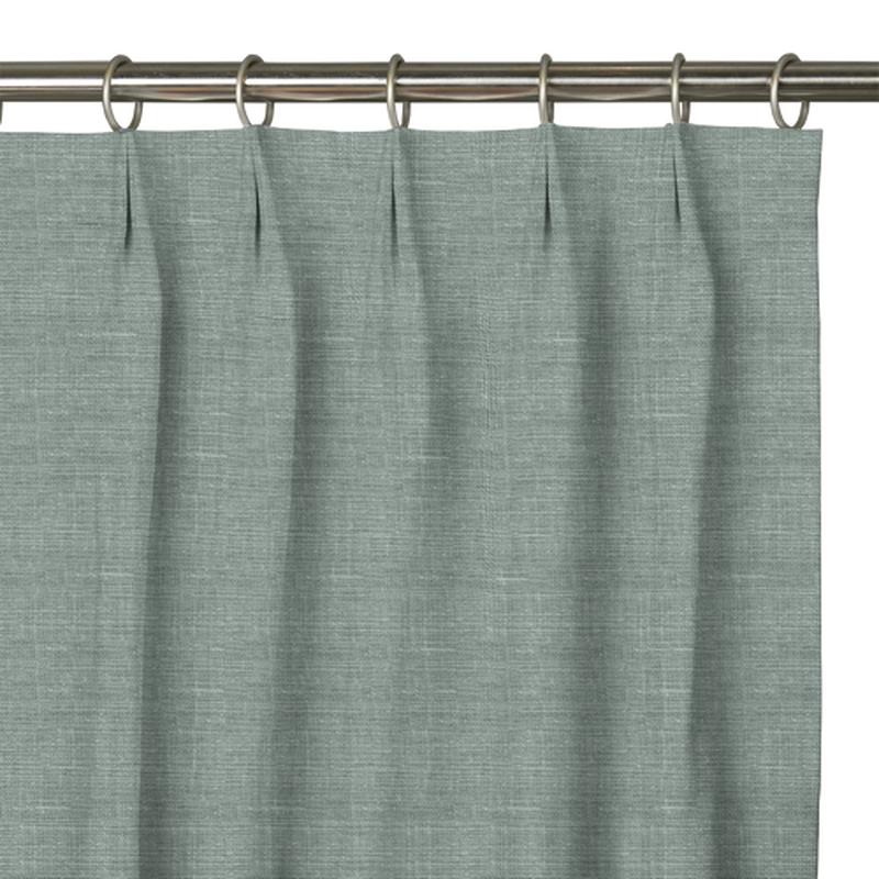 Custom Drape - Flat top - Textured Mint - 48 " width x 92 3/4" height