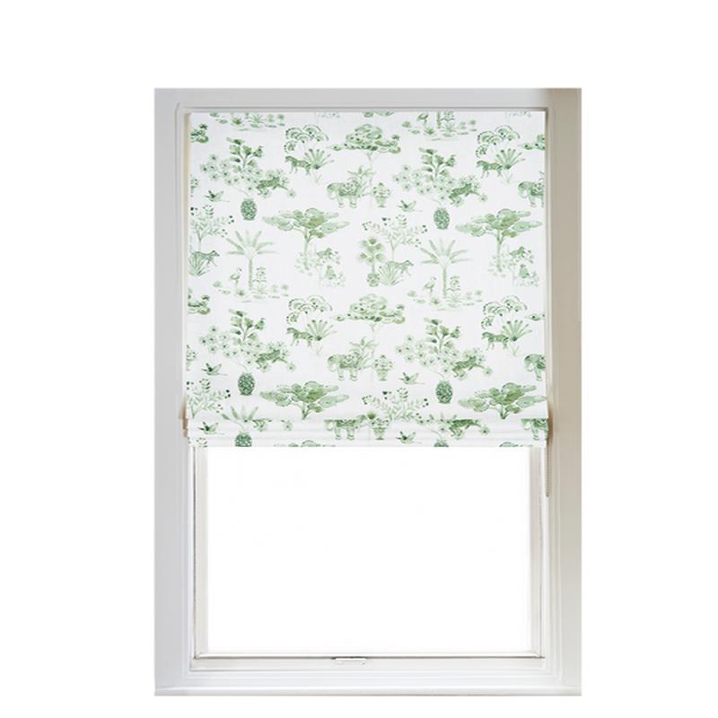 Custom Shade - Flat - Jungle Sage - 32 " width x 57 " height