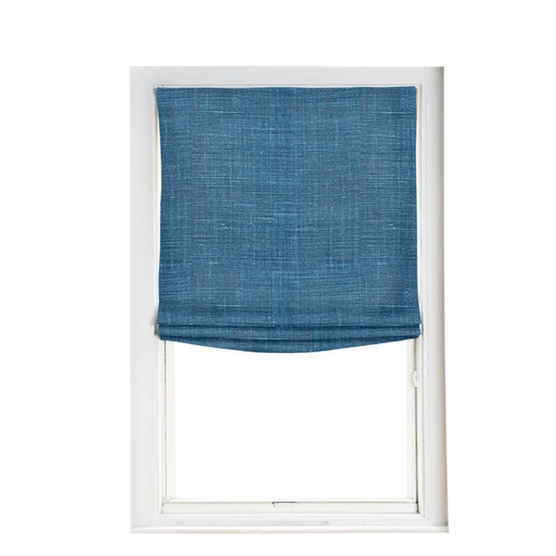 Custom Shade - Soft - Textured Navy - 32 " width x 57 " height