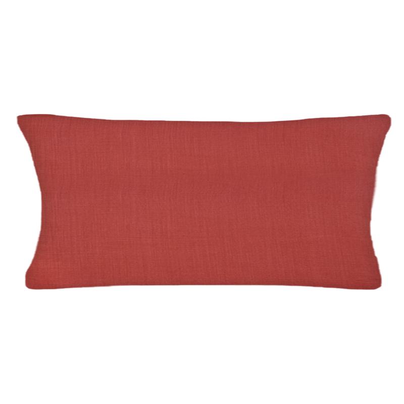 Custom Pillow - Square - Coral - Piping