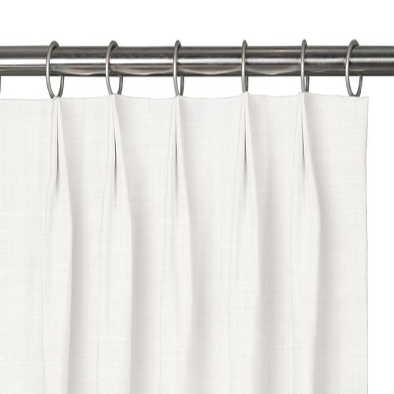Custom Drape - Euro - Bright White - 20 " width x 94 " height
