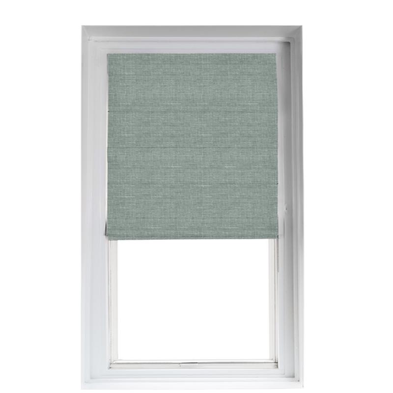 Custom Shade - Ribbed - Textured Mint - 15 \" width x 10 \" height