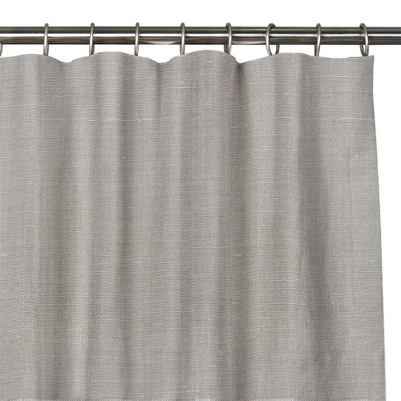Custom Drape - Flat top - Textured Grey - 109 \" width x 110 \" height