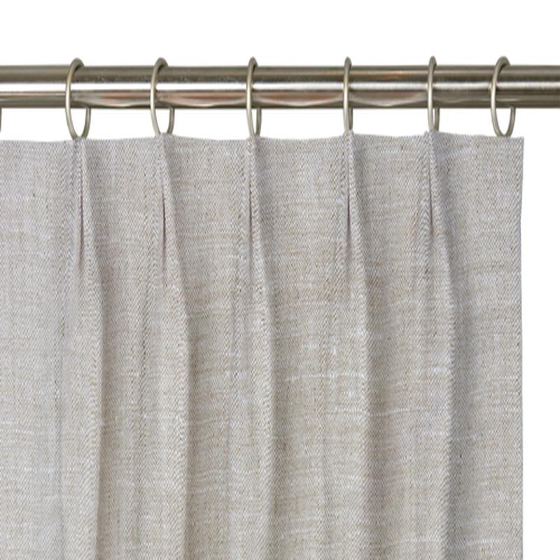 Custom Drape - Euro - Oatmeal - 55 1/4\" width x 90 3/4\" height