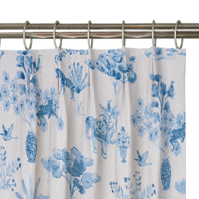 Custom Drape - Euro - Jungle Dusk - 35 \" width x 95 \" height