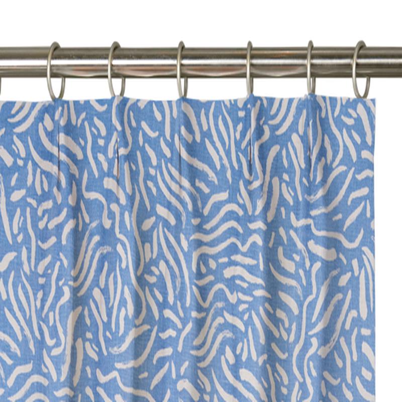 Custom Drape - Euro - Chagall Andaman - 80 \" width x 108 \" height