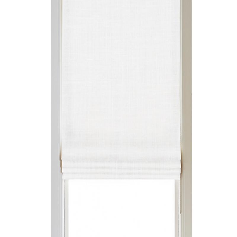 Custom Shade - Flat - Soft Snow - 42 1/2\" width x 69 3/4\" height