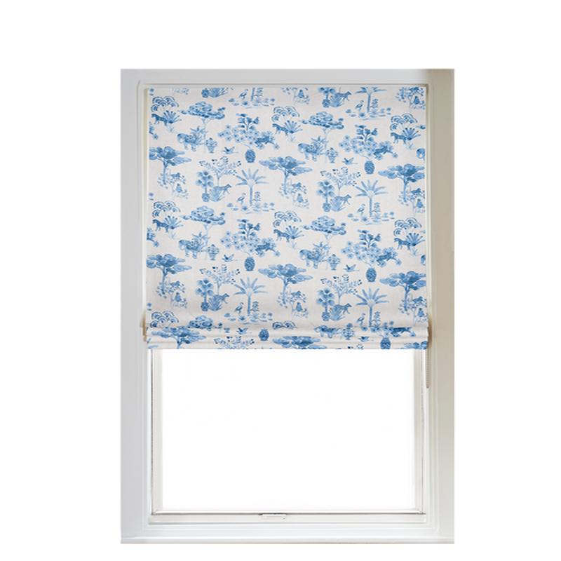 Custom Shade - Flat - Jungle Dusk - 32 \" width x 62 \" height