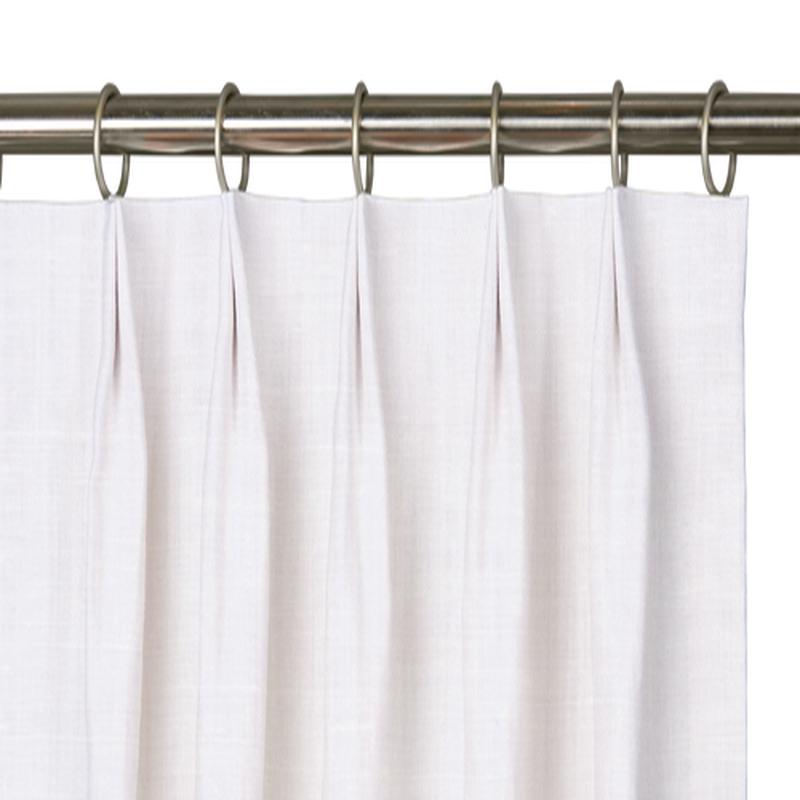 Custom Drape - Euro - Soft Snow - 28 \" width x 91 \" height