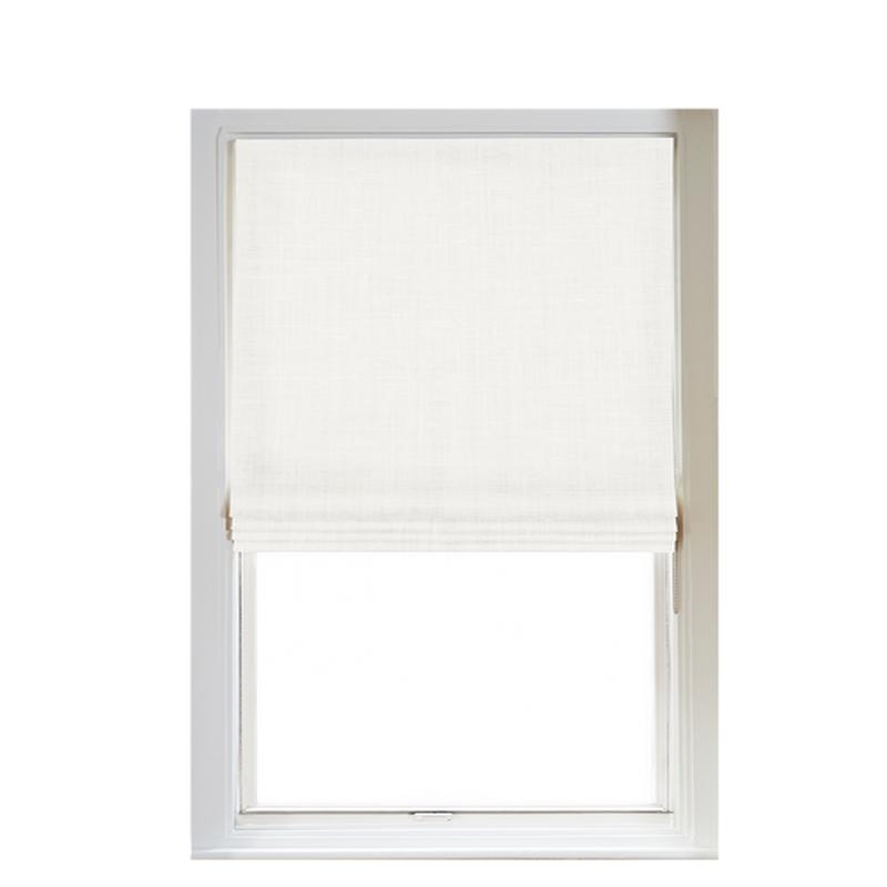 Custom Shade - Flat - Ivory - 26 3/4\" width x 51 1/2\" height