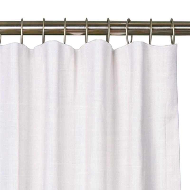 Custom Drape - Flat top - Soft Snow - 11 \" width x 18 \" height