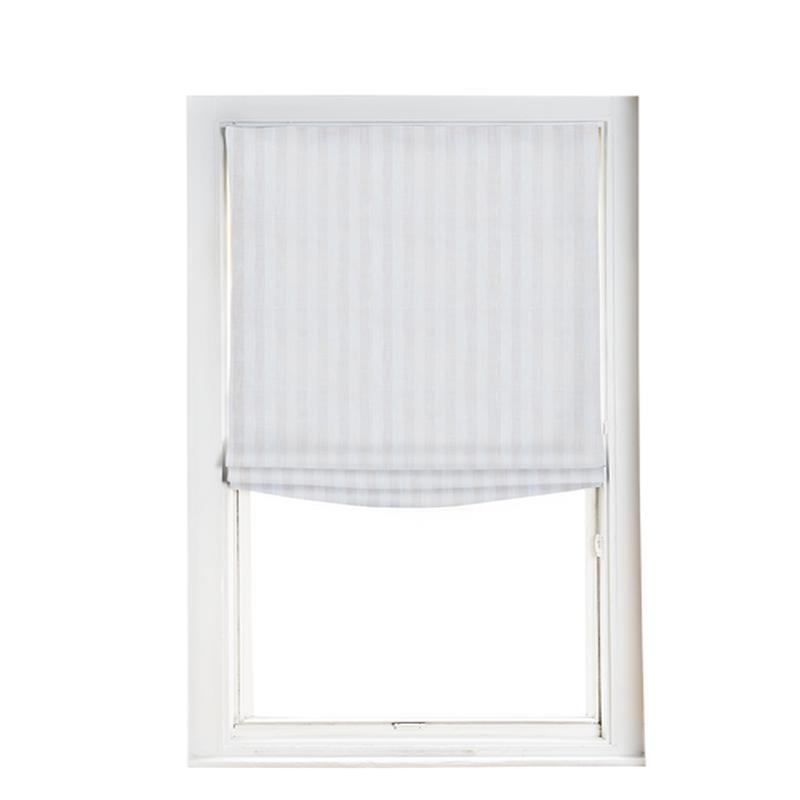 Custom Shade - Soft - Striped Oyster - 31 1/8\" width x 52 1/8\" height