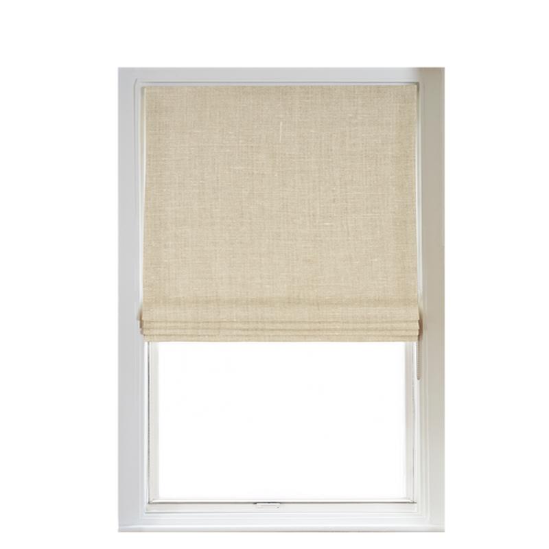 Custom Shade - Flat - Flax - 57 3/4\" width x 63 3/4\" height