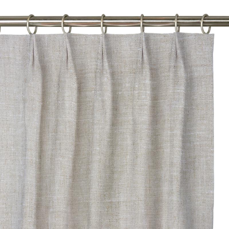 Custom Drape - Euro - Oatmeal - 30 \" width x 106 \" height