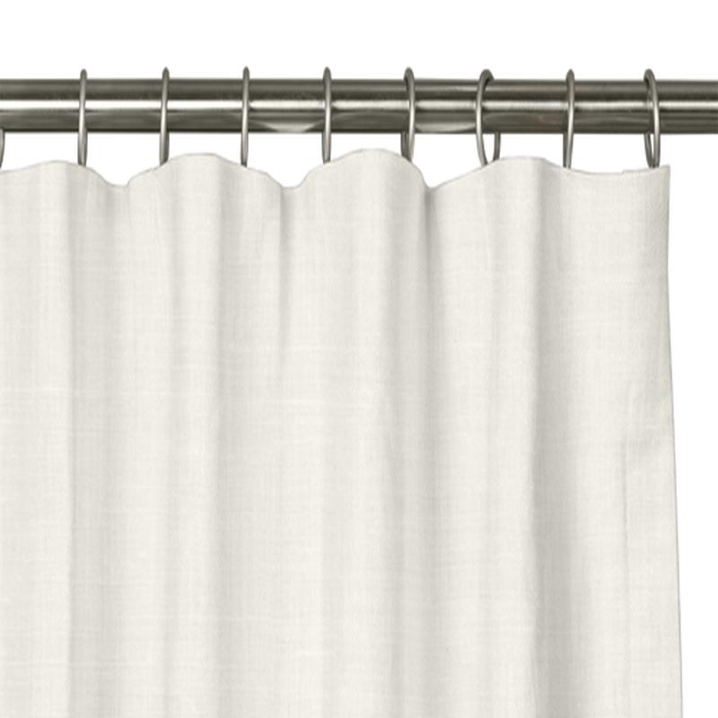 Custom Drape - Flat top - Ivory - 40 \" width x 87 \" height