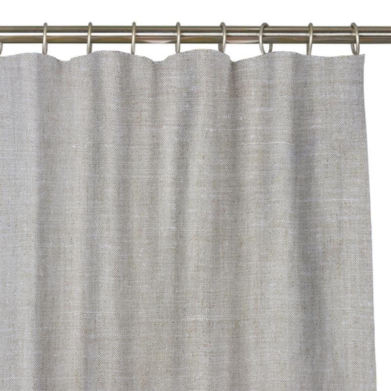 Custom Drape - Flat top - Oatmeal - 45 \" width x 50 \" height