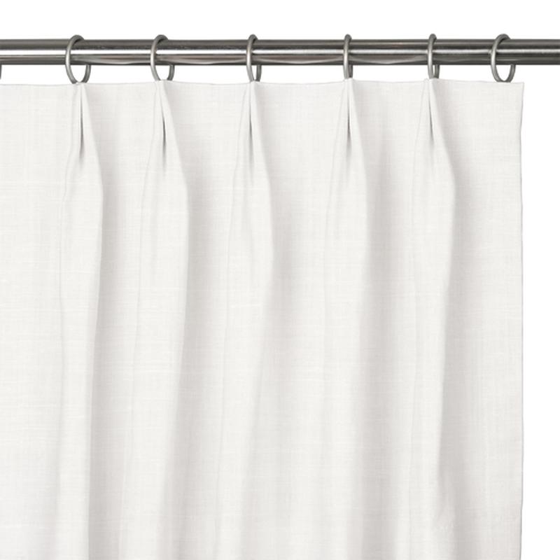 Custom Drape - Euro - Bright White - 20 " width x 92 " height