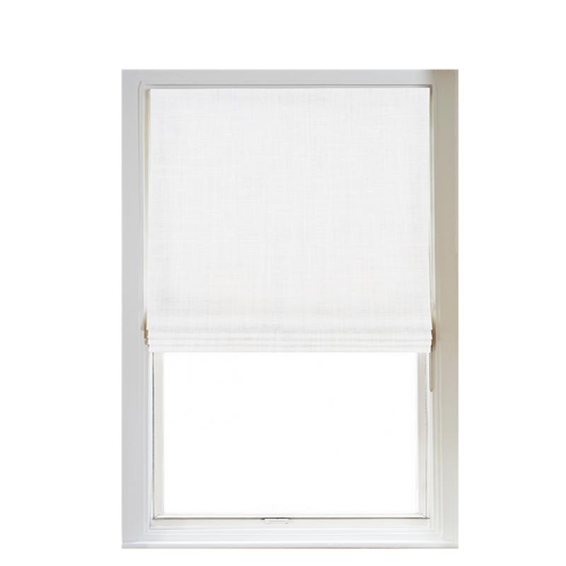 Custom Shade - Flat - Soft Snow - 36 \" width x 83 \" height