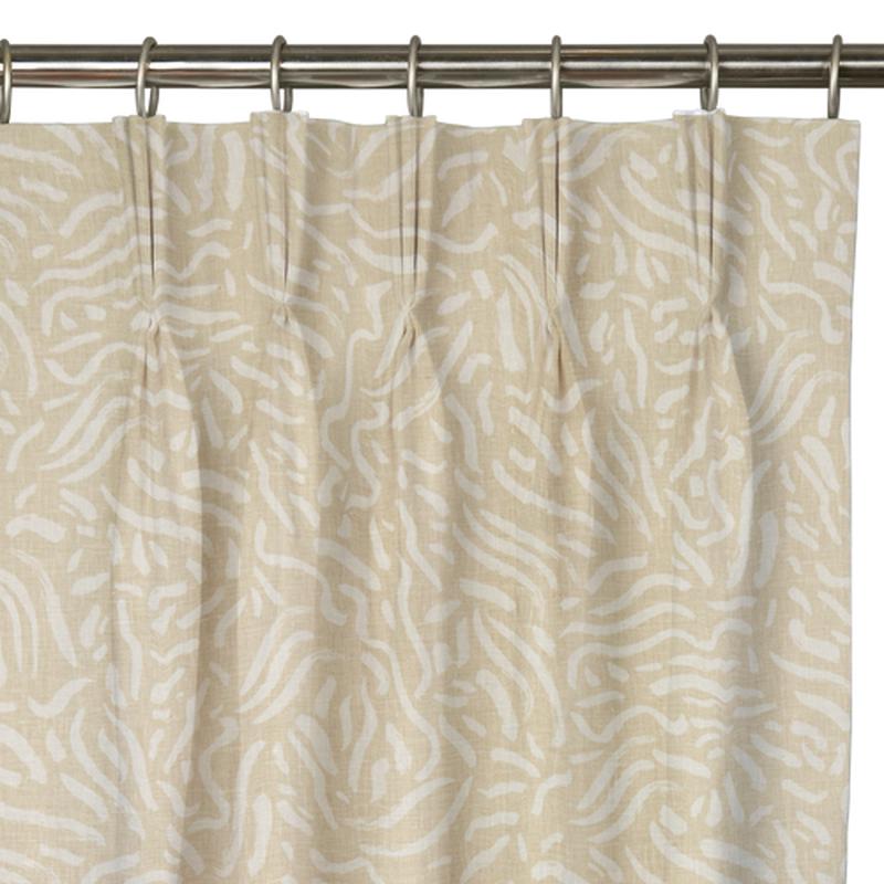 Custom Drape - Triple pinch - Chagall Sahara - 30 \" width x 102 \" height