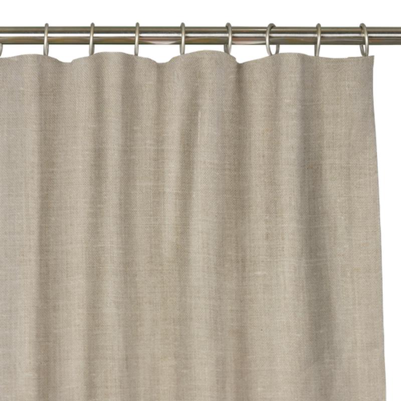 Custom Drape - Flat top - Flax - 44 \" width x 87 \" height