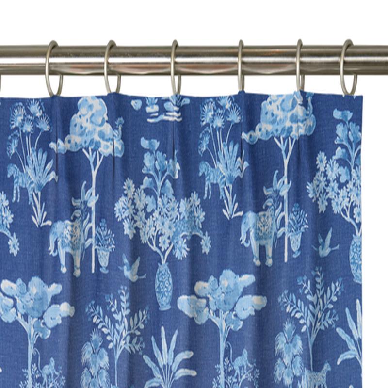 Custom Drape - Euro - Jungle Midnight - 36 \" width x 90 \" height