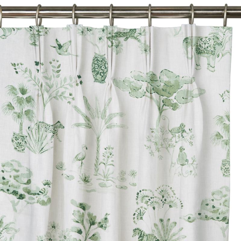 Custom Drape - Triple pinch - Jungle Sage - 37 1/2\" width x 86 \" height