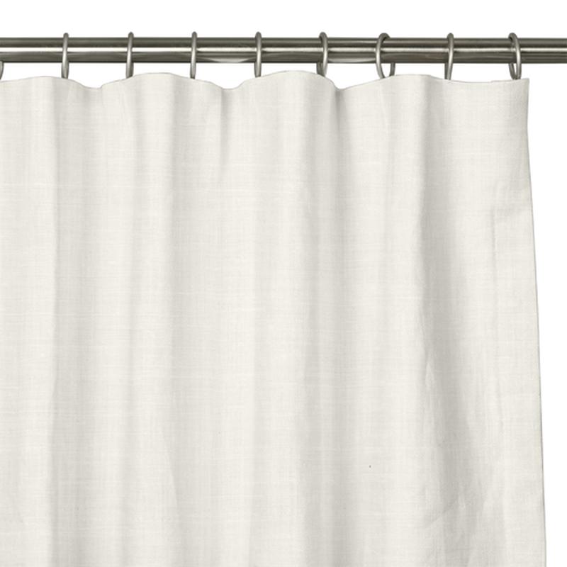 Custom Drape - Flat top - Ivory - 50 \" width x 9 \" height