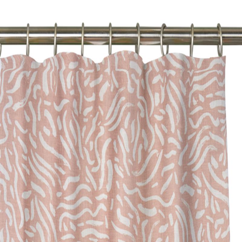 Custom Drape - Flat top - Chagall Rose - 50 \" width x 9 \" height