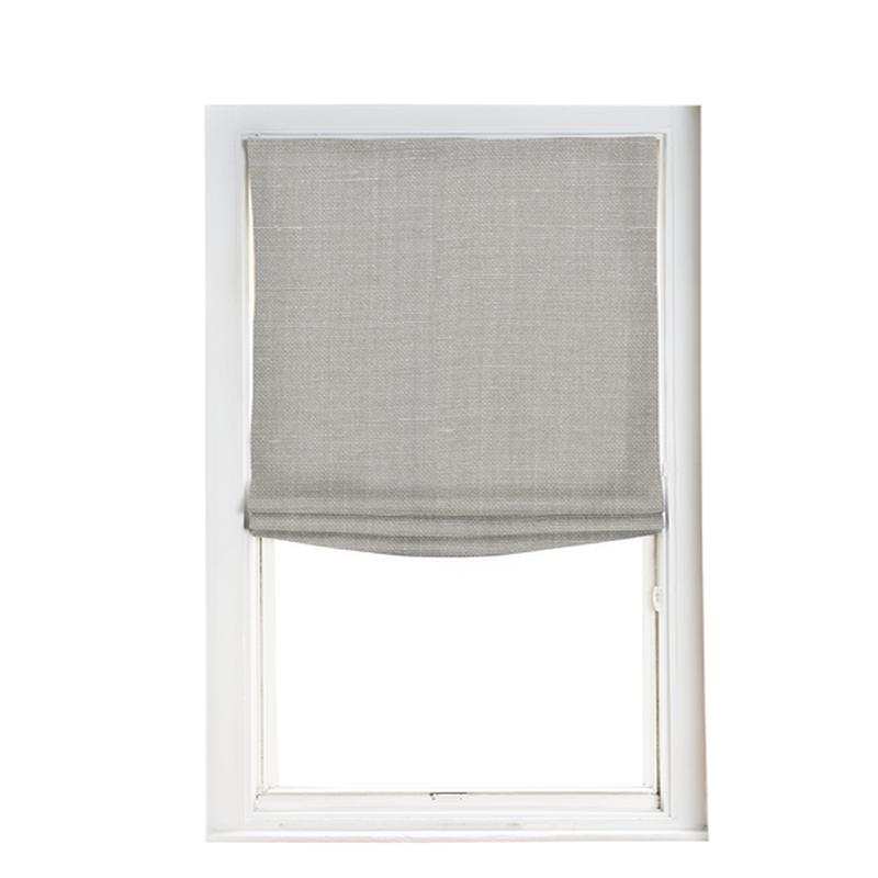 Custom Shade - Soft - Textured Grey - 55 \" width x 72 \" height