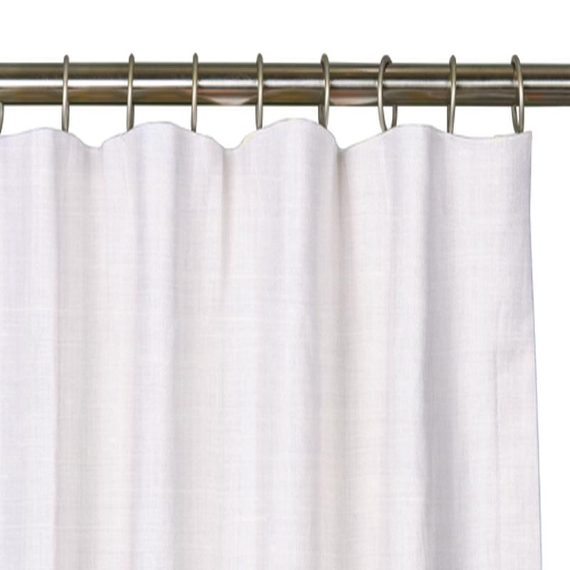 Custom Drape - Flat top - Soft Snow - 33 1/2\" width x 29 \" height