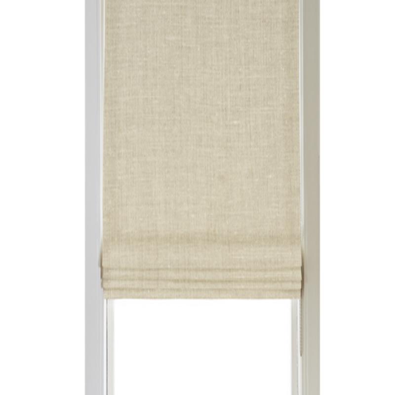 Custom Shade - Flat - Flax - 35 \" width x 30 \" height