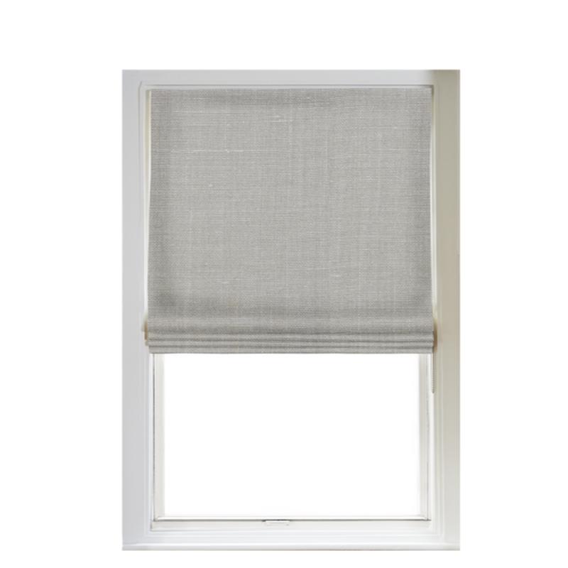 Custom Shade - Flat - Textured Grey - 36 \" width x 58 \" height