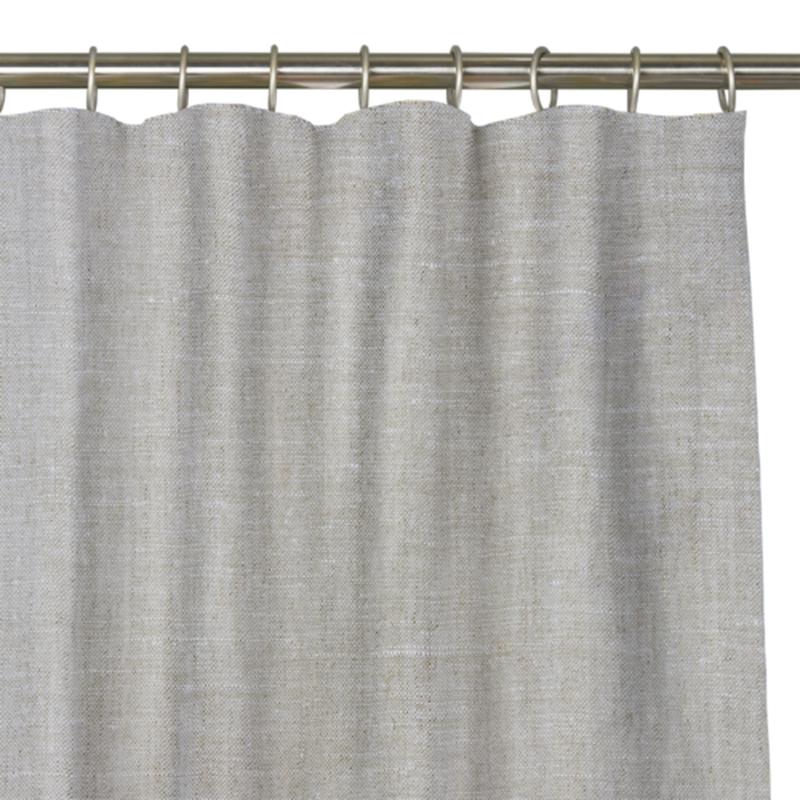 Custom Drape - Flat top - Oatmeal - 9 \" width x 84 \" height