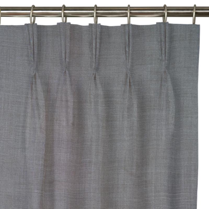 Custom Drape - Triple pinch - Fog - 50 \" width x 88 \" height