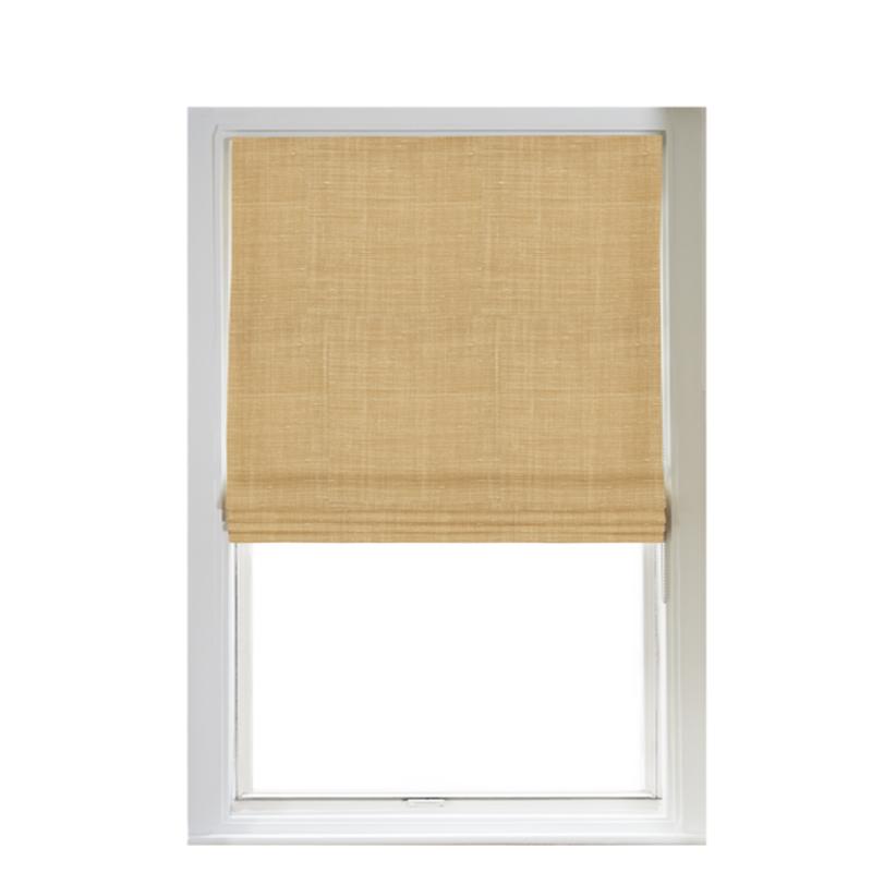 Custom Shade - Flat - Textured Marigold - 27 \" width x 55 \" height
