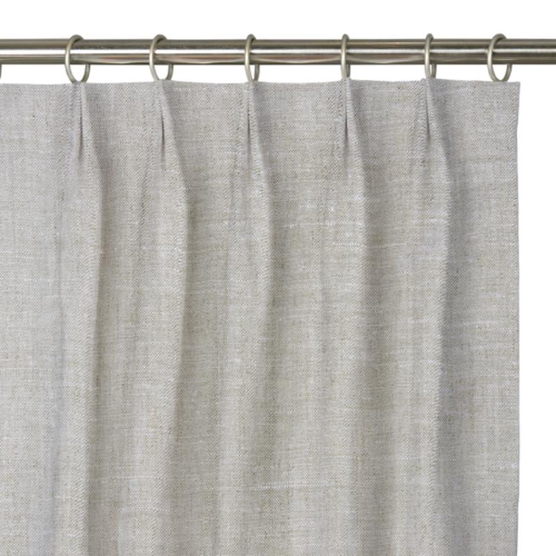 Custom Drape - Euro - Oatmeal - 56 \" width x 110 \" height