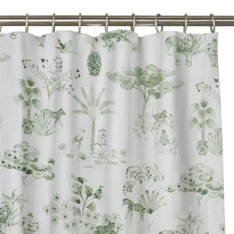 Custom Drape - Flat top - Kipling Sage - 39 \" width x 96 \" height