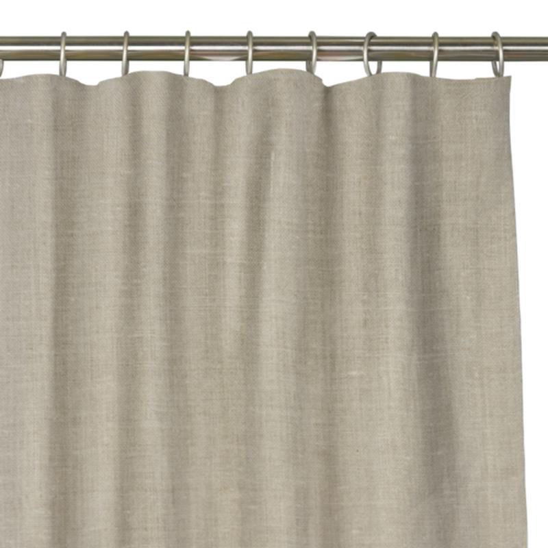Custom Drape - Flat top - Flax - 40 \" width x 94 \" height