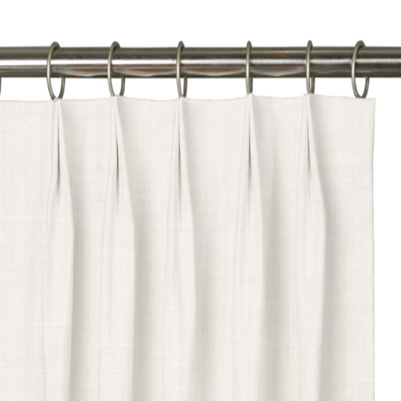 Custom Drape - Euro - Ivory - 46 3/4\" width x 87 1/4\" height