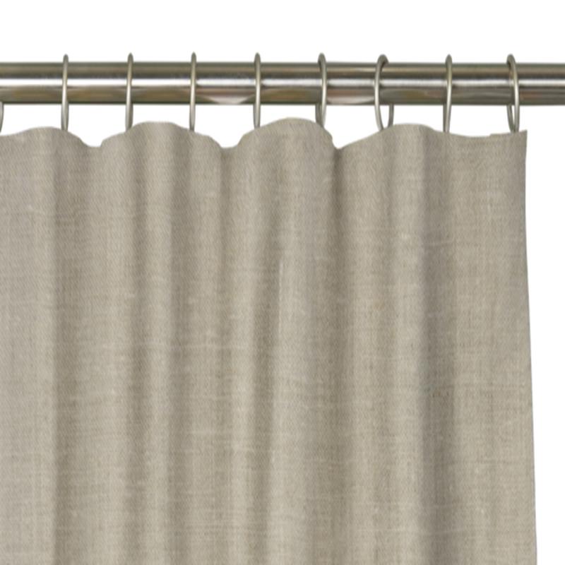 Custom Drape - Flat top - Flax - 25 3/4\" width x 97 \" height
