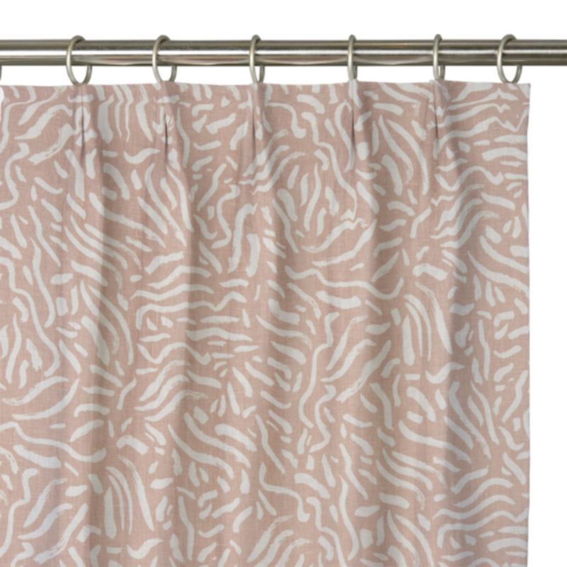 Custom Drape - Euro - Chagall Rose - 56 \" width x 10 \" height