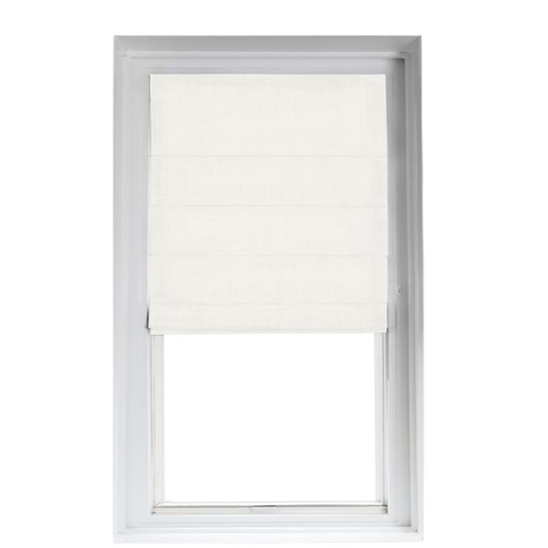 Custom Shade - Ribbed - Ivory - 24 \" width x 48 \" height
