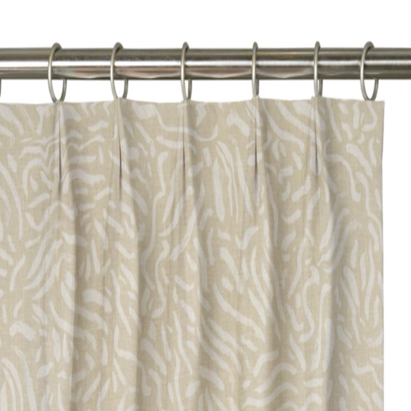 Custom Drape - Euro - Chagall Sahara - 34 \" width x 133 \" height