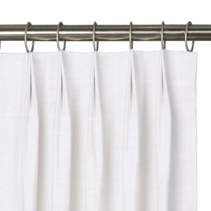 Custom Drape - Euro - Soft Snow - 46 \" width x 102 \" height