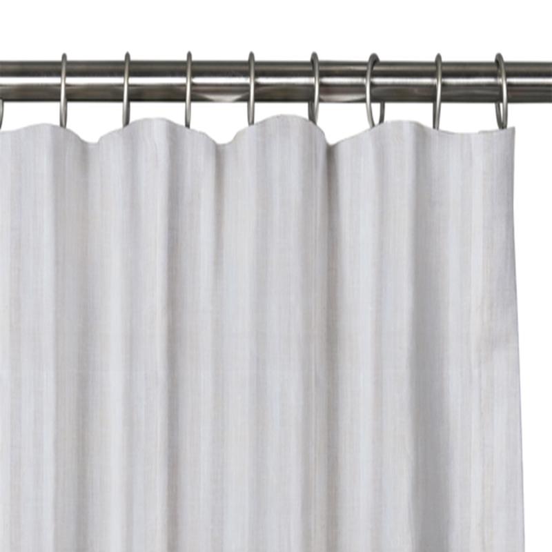 Custom Drape - Flat top - Striped Oyster - 44 1/2\" width x 10 \" height