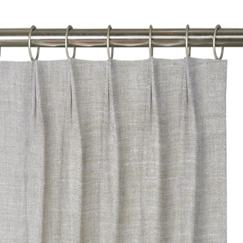 Custom Drape - Euro - Oatmeal - 35 \" width x 79 \" height