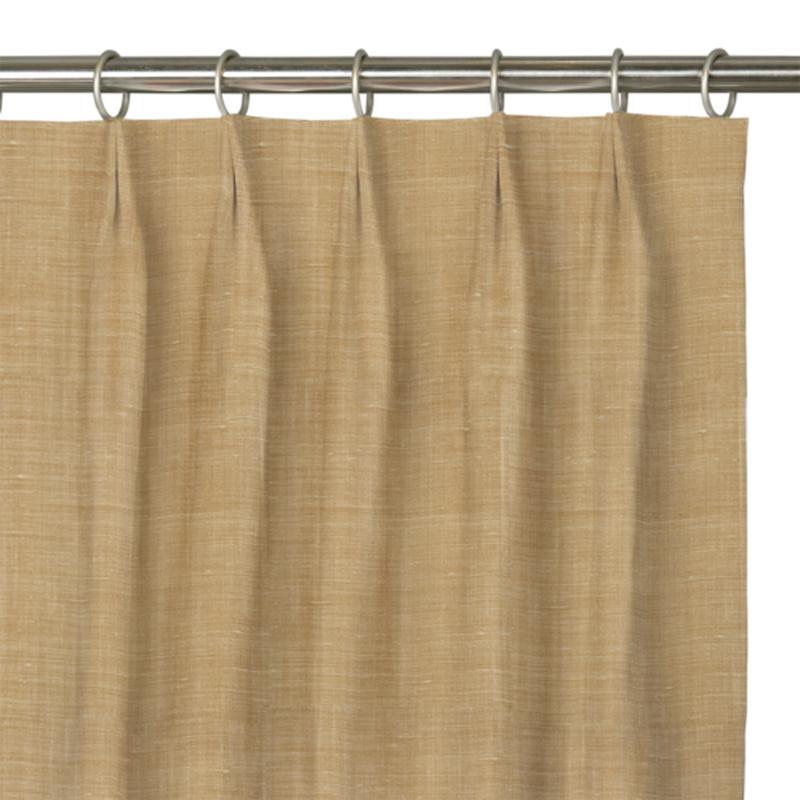 Custom Drape - Euro - Textured Marigold - 46 \" width x 119 \" height