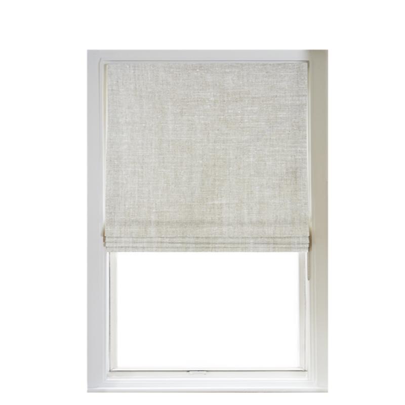 Custom Shade - Flat - Oatmeal - 74 1/4\" width x 43 1/4\" height