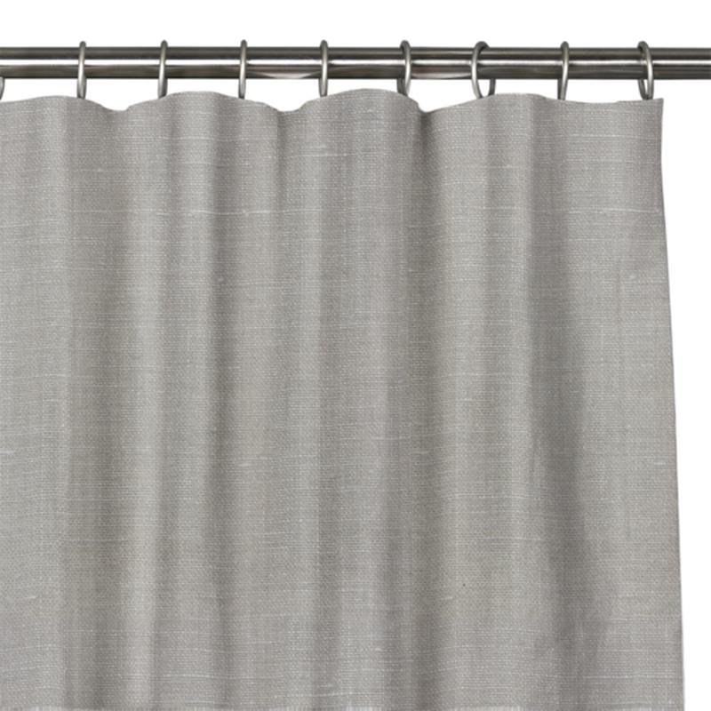Custom Drape - Flat top - Textured Grey - 71 \" width x 89 \" height
